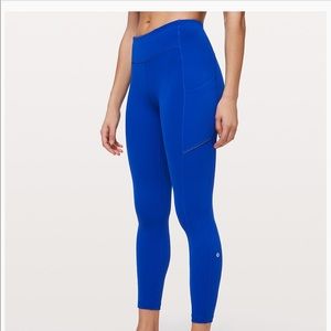 Beautiful royal blue yoga pants